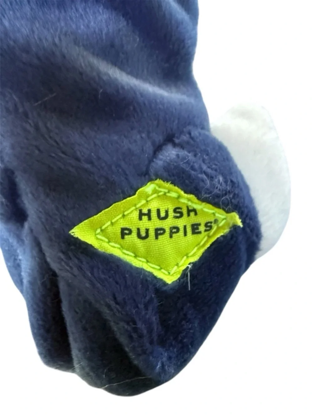 Vintage Hush Puppies Basset Hound Blazer Blue Applause Plush Beanbag NWT
